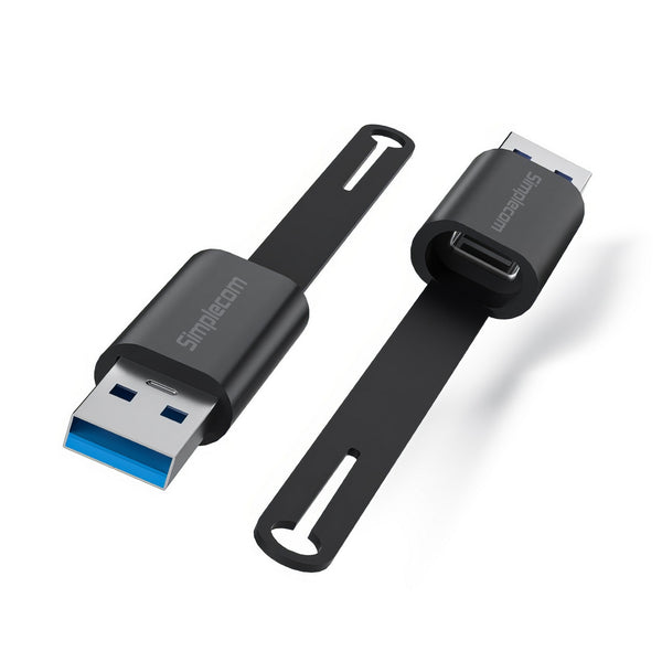 Simplecom CA132 USB-A Male to USB-C Female Adapter USB 3.2 Gen 2 Data & Charging Double-Side 10Gbps