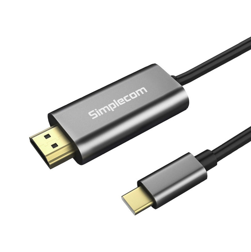 Simplecom DA321 USB-C Type C to HDMI Cable 1.8M (6ft) 4K@30Hz