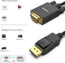 BENFEI 000123BK-10F Uni-Directional DP DisplayPort to VGA Cable Male-Male Gold-Plated Cord 3M