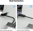 BENFEI 221BK USB 3.0 to SATA III Hard Drive Adapter for 2.5/3.5-inch HDD/SSD with 12V/2A Power Adapter, Support UASP
