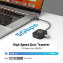 BENFEI 371BK USB-C 4-port USB 3.0 Hub