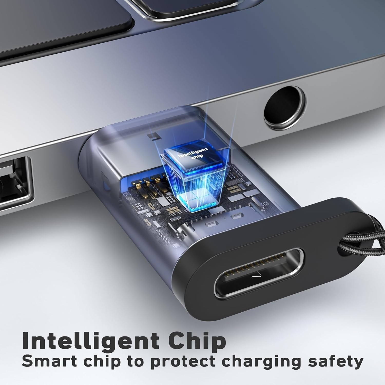 BENFEI 407GY 2-Pack USB Type-A to USB-C Adapter Male to Female Supporting 5V 3A Charging and 10Gbps Data Transmit