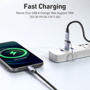 BENFEI 407GY 2-Pack USB Type-A to USB-C Adapter Male to Female Supporting 5V 3A Charging and 10Gbps Data Transmit