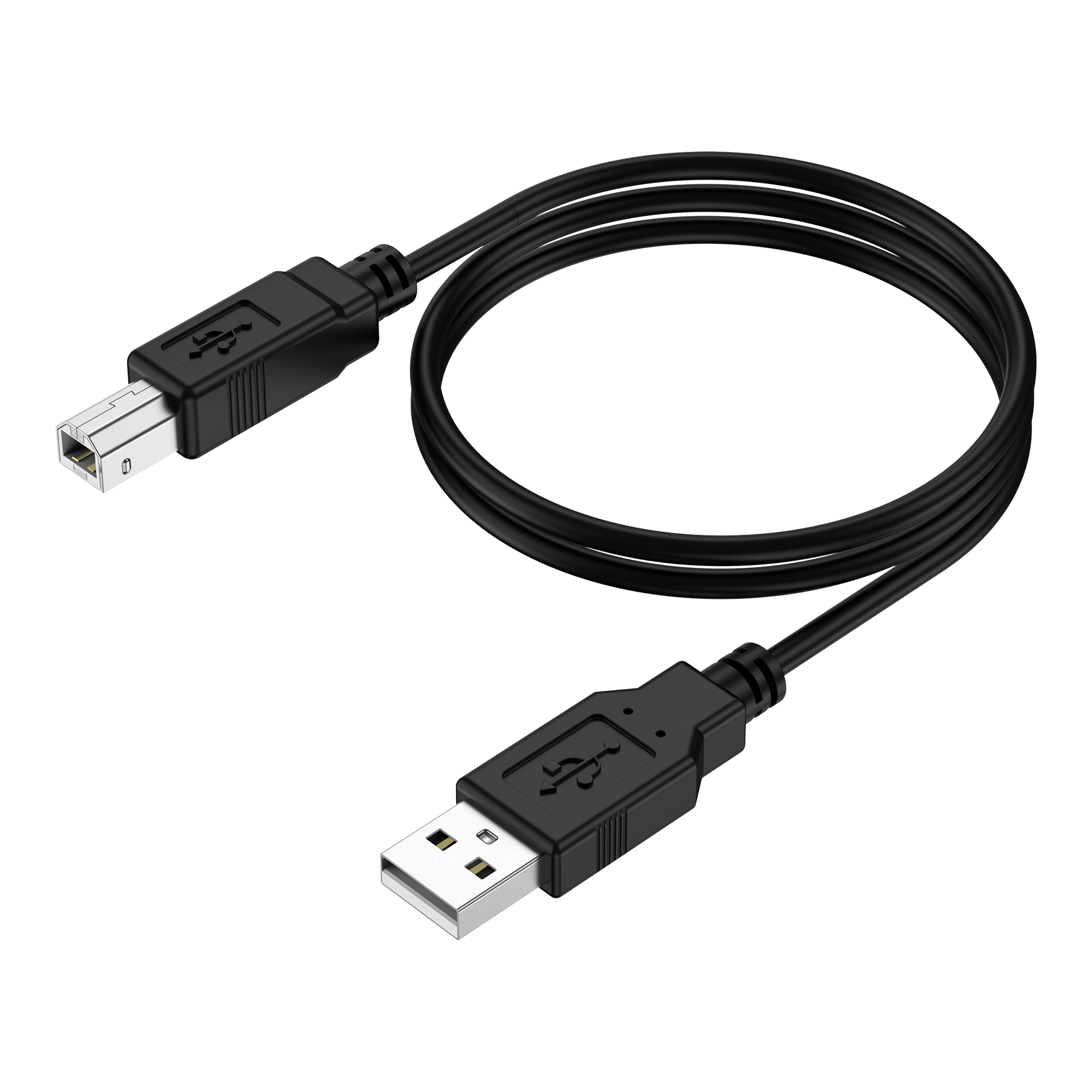 Choetech AB0060-1M USB A to B Printer 1meter Cable Black
