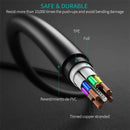 CHOETECH CC0003 USB-C to USB-C Cable 2M Black