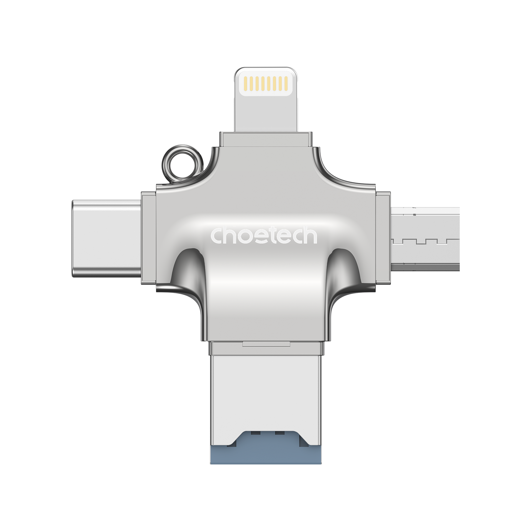 Choetech CR-002-SL EasyGO A+C+Micro+lighting four in one card reader