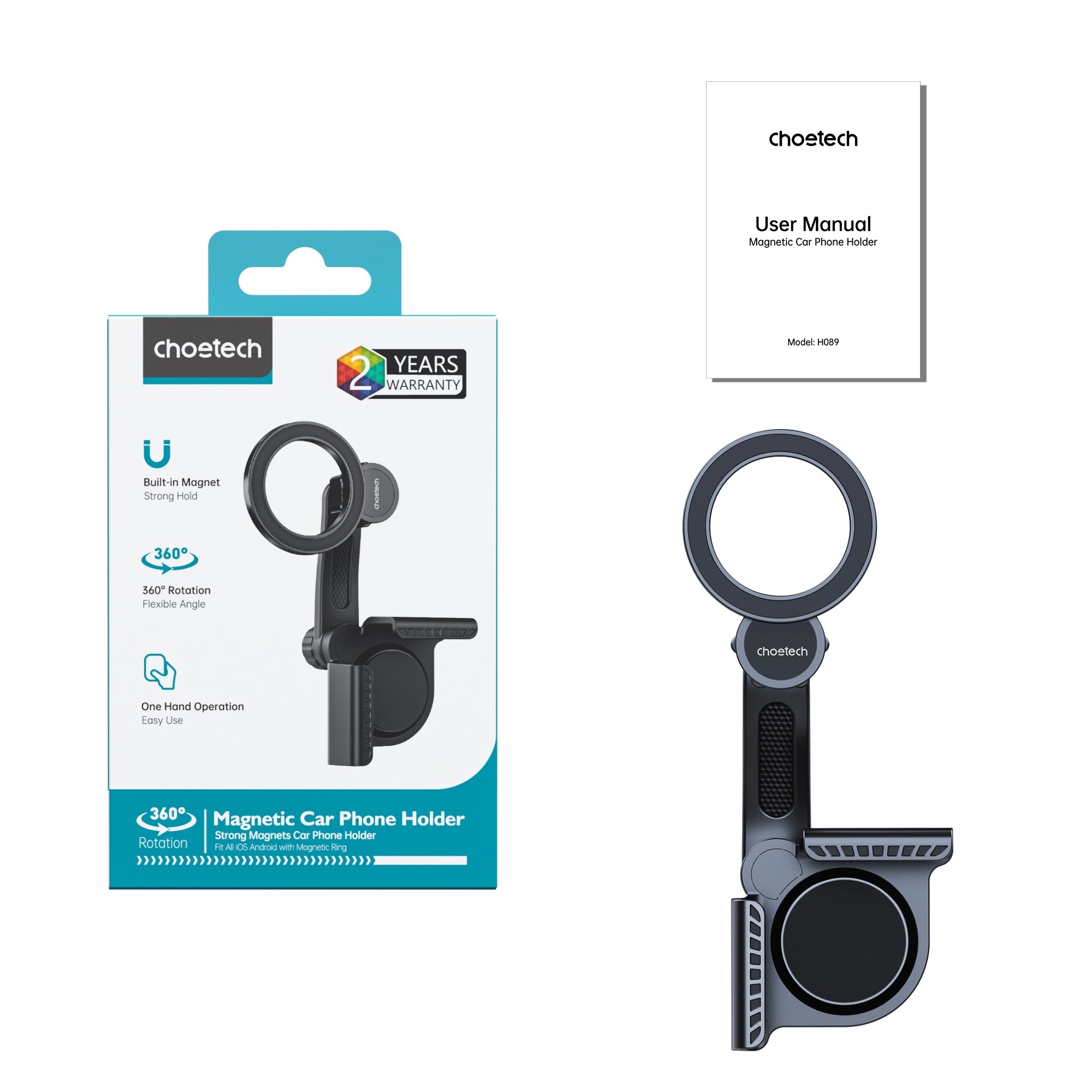Choetech H089 Magnetic Phone Holder for Tesla Model 3 / Model Y