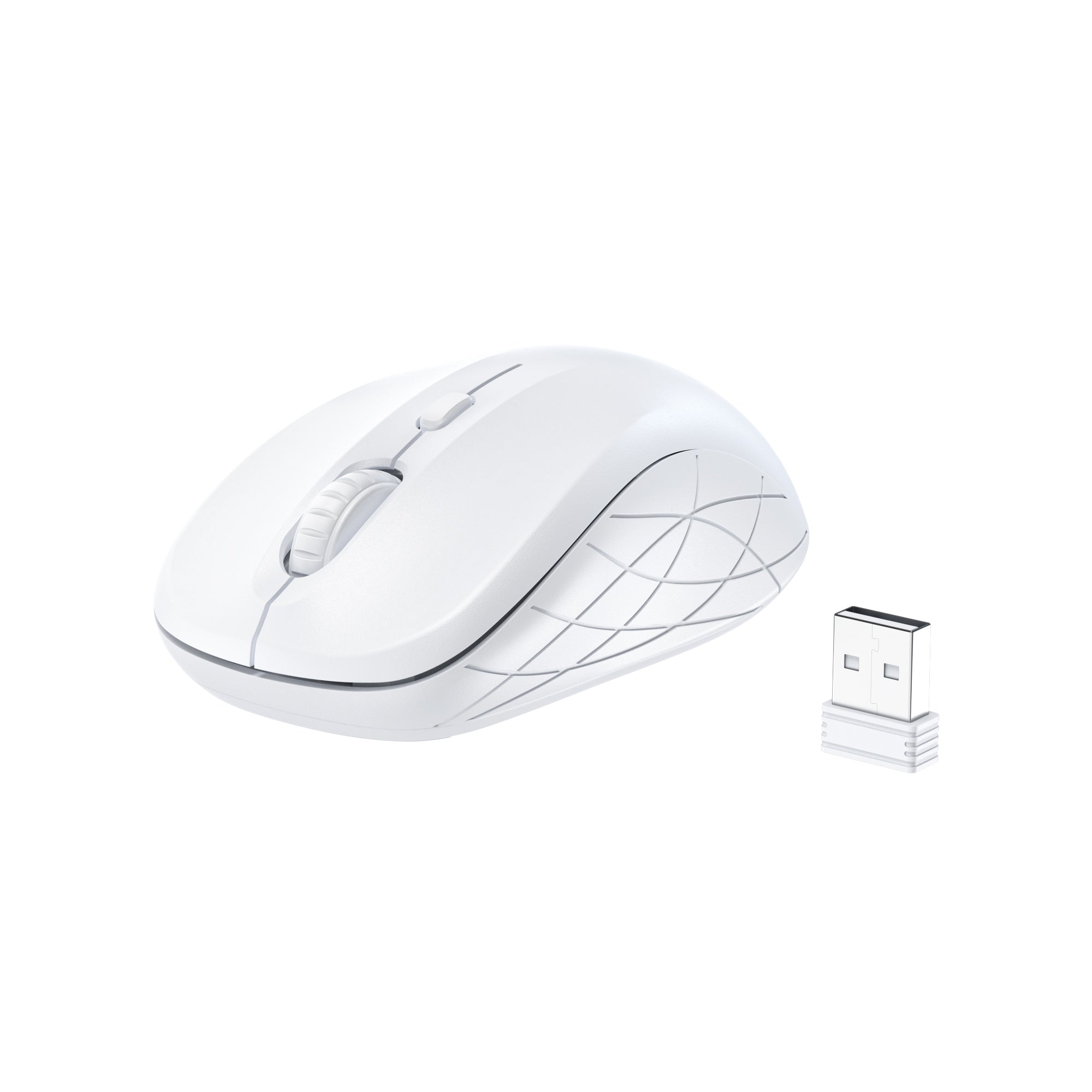 Choetech KB-002-WH single-mode 2.4G wireless mouse, white