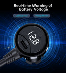 CHOETECH TC0021 3 Sockets 2C+1A Cigarette Lighter Splitter Black