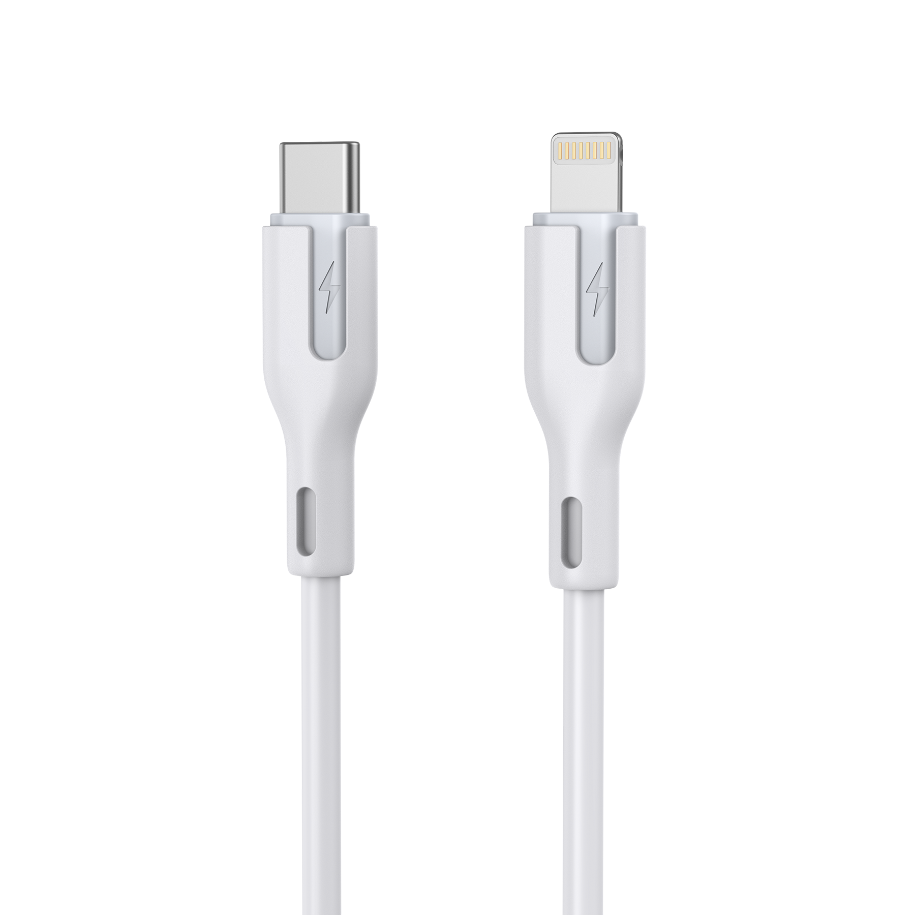 CHOETECH XCL-0002 Silicone USB-C to L Cable 1m White