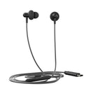 HP DHH-1126-BK TUSB-C Headphones Black with Microphone