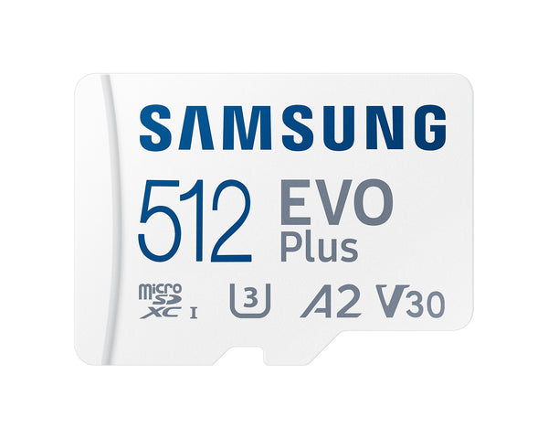 SamSung 512GB MB-MC512KA EVO Plus microSD Card 130MB/s with Adapter