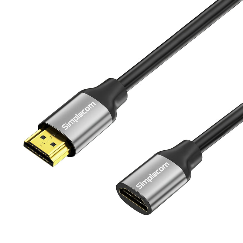 Simplecom CAF305 0.5M HDMI 2.1 Extension Cable Male to Female 48Gbps 8K@60Hz