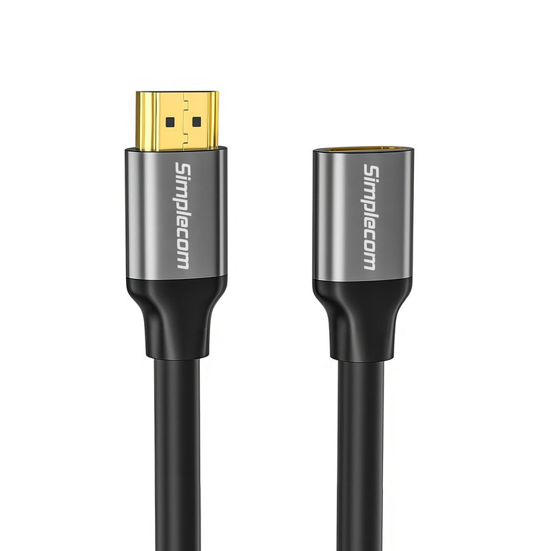 Simplecom CAF305 0.5M HDMI 2.1 Extension Cable Male to Female 48Gbps 8K@60Hz