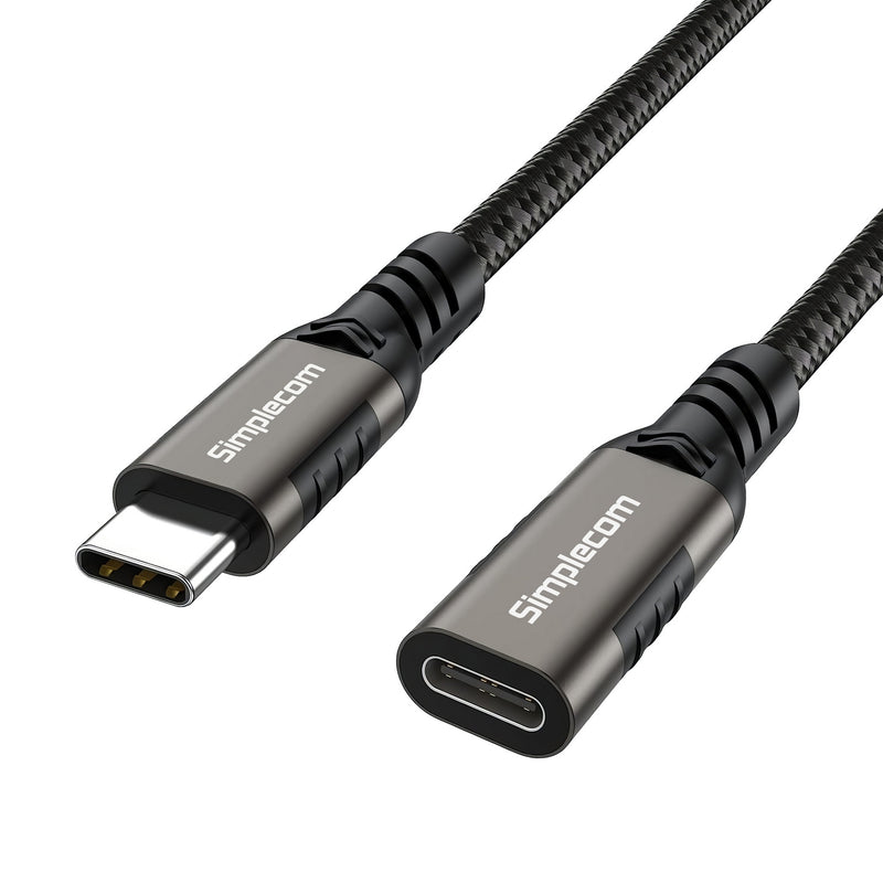 Simplecom CAU620 USB-C Male to Female Extension Cable USB 3.2 Gen2 PD 100W 20Gbps 2M