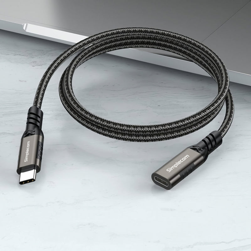 Simplecom CAU620 USB-C Male to Female Extension Cable USB 3.2 Gen2 PD 100W 20Gbps 2M