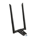 Simplecom NW811v3 AX5400 Tri-Band WiFi 6E USB Adapter with 2x 5dBi High Gain Antennas