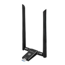 Simplecom NW811v3 AX5400 Tri-Band WiFi 6E USB Adapter with 2x 5dBi High Gain Antennas
