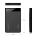 Simplecom SE109 Tool-free 2.5" SATA HDD SSD to USB-C Enclosure USB 3.2 Gen 1