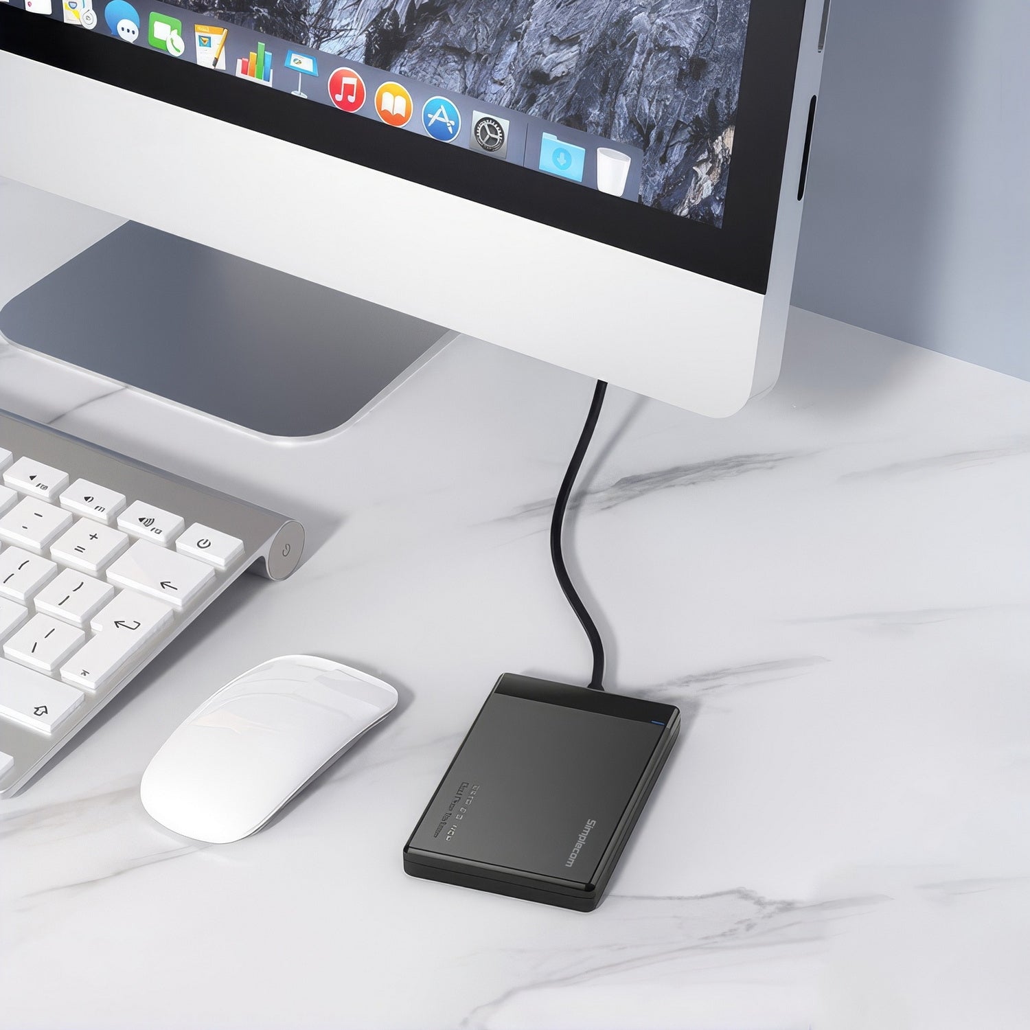 Simplecom SE109 Tool-free 2.5" SATA HDD SSD to USB-C Enclosure USB 3.2 Gen 1