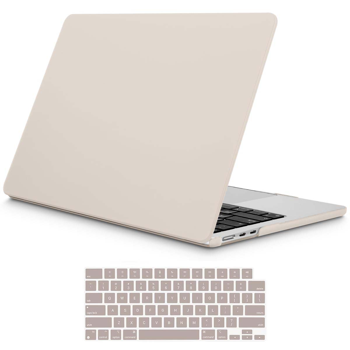 15 inch Air 2023 MacBook Air Matte Case A2941 M2 Chip Hard Shell Case Keyboard Cover Grey