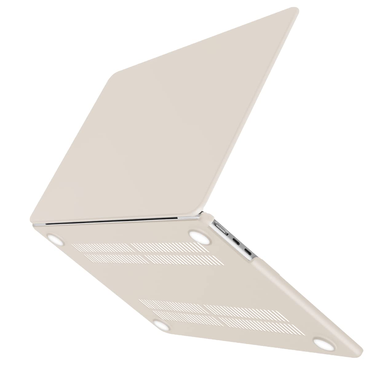 15 inch Air 2023 MacBook Air Matte Case A2941 M2 Chip Hard Shell Case Keyboard Cover Grey