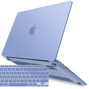 Suitable for MacBook Air 13 Inch Case 2022 2021 2020 2019 2018, A1932, A2179, A2337 Shell Case Keyboard Cover lavender Grey