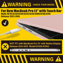 Suitable for Sold Pink MacBook Pro 13 Inch Case 2016-2023 M1 M2 A2338 A2289 A2251 A2159 Hard Shell Case Keyboard Cover