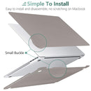 Suitable for Grey MacBook Pro 13 Inch Case 2016-2023 M1 M2 A2338 A2289 A2251 A2159 Hard Shell Case Keyboard Cover