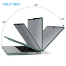 Suitable for MacBook Pro 14 Max Inch Case 2023 2022 2021 M2 A2779 M1 A2442 Hardshell Case Keyboard Cover Midnight Green