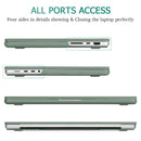 Suitable for MacBook Pro 14 Max Inch Case 2023 2022 2021 M2 A2779 M1 A2442 Hardshell Case Keyboard Cover Midnight Green