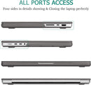 Suitable for MacBook Pro 14 Max Inch Case 2023 2022 2021 M2 A2779 M1 A2442 Hardshell Case Keyboard Cover Grey