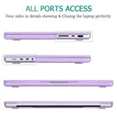 Suitable for MacBook Pro 14 Max Inch Case 2023 2022 2021 M2 A2779 M1 A2442 Hardshell Case Keyboard Cover Purple
