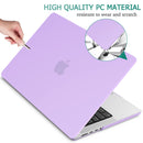 Suitable for MacBook Pro 14 Max Inch Case 2023 2022 2021 M2 A2779 M1 A2442 Hardshell Case Keyboard Cover Purple