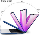 Suitable for MacBook Pro 16 inch Case 2023 2022 2021 M2 A2780 A2485 M1 Pro/Max Hard Shell Case Keyboard Cover Blue