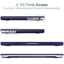 Suitable for MacBook Pro 16 inch Case 2023 2022 2021 M2 A2780 A2485 M1 Pro/Max Hard Shell Case Keyboard Cover Blue