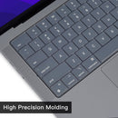 Keyboard Cover Skin For MacBook Air Pro 13 13.6 14 15.3 16 A2442 A2779 A2485 A2780 A2681 A2941 M1 M2 2021 to 2023 Grey
