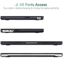 Suitable for 2023 2022 MacBook Air 13 inch case M2 Model A2681 Hard Shell Case Keyboard Cover Black