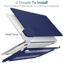 Suitable for 2023 2022 MacBook Air 13 inch case M2 Model A2681 Hard Shell Case Keyboard Cover Blue