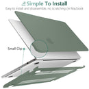 Suitable for 2023 2022 MacBook Air 13 inch case M2 Model A2681 Hard Shell Case Keyboard Cover Midnight Green