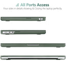 Suitable for 2023 2022 MacBook Air 13 inch case M2 Model A2681 Hard Shell Case Keyboard Cover Midnight Green