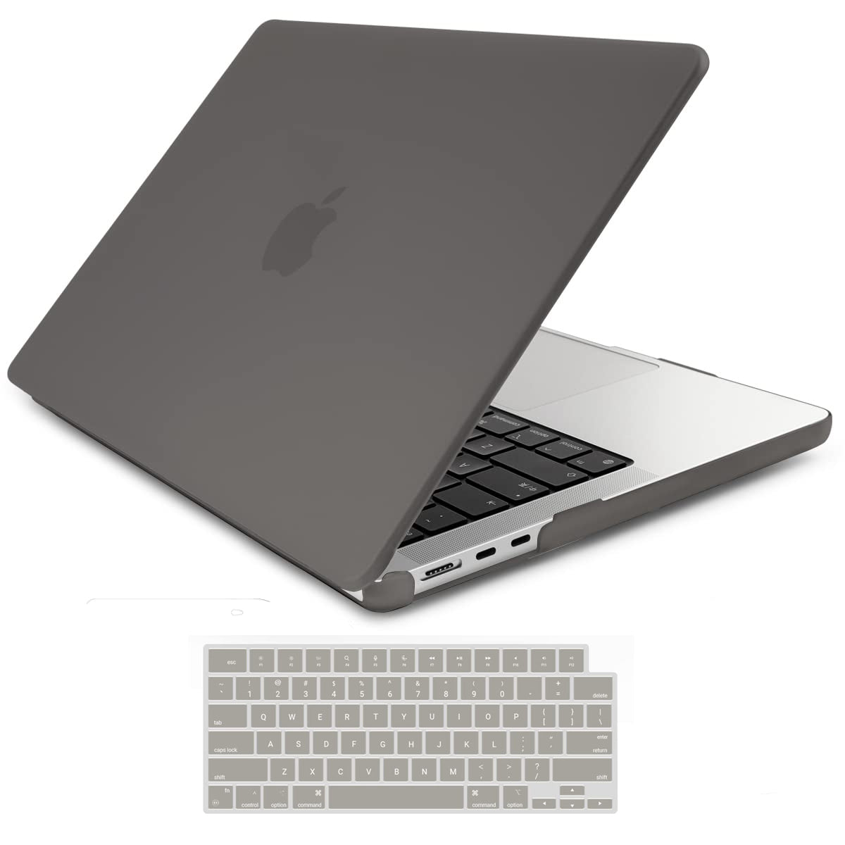 Suitable for 2023 2022 MacBook Air 13 inch case M2 Model A2681 Hard Shell Case Keyboard Cover Grey