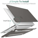 Suitable for 2023 2022 MacBook Air 13 inch case M2 Model A2681 Hard Shell Case Keyboard Cover Grey