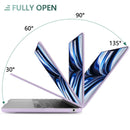 Suitable for 2023 2022 MacBook Air 13 inch case M2 Model A2681 Hard Shell Case Keyboard Cover Purple