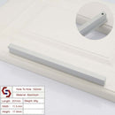 Zinc Kitchen Cabinet Handles Drawer Bar Handle Pull Silver 192mm