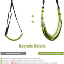 Green Fitness Yoga Strap Band Waist Trainer Leg Door Swing Adjustable Ballet Dancer