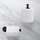 Toilet Paper Holder Self Adhesive Black Bathroom Paper Roll Holder Roll Holder 304