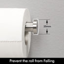 Toilet Paper Holder Bathroom Paper Roll Holder Roll Holder brushed Silver Wall Mount 304