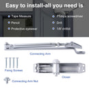 Auto Commercial Door Closers Hydraulic Door Closer for Home Commercial Door 25-45kg