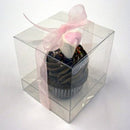 50 Pack of 10cm Square Cube PVC Box - Product Showcase Clear Plastic Shop Display Storage Packaging Box
